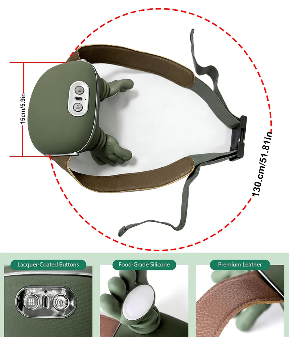 Masajeador Cervical Shiatsu con Calor – Efecto Manos Reales